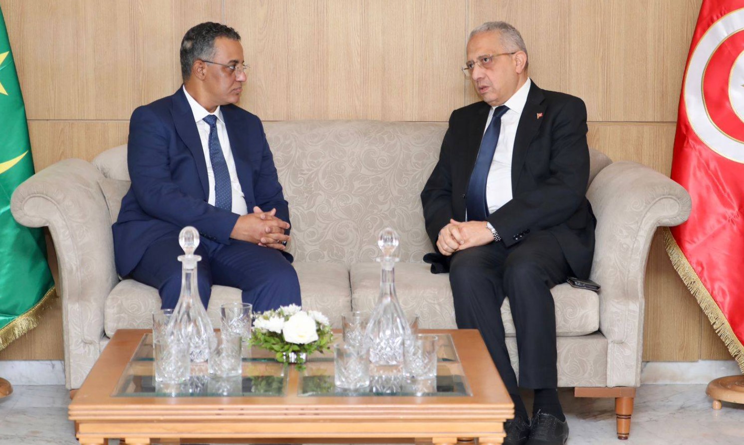  وزير الصحّة يلتقي نظيره الموريتاني على هامش المنتدى الصيني - الإفريقي