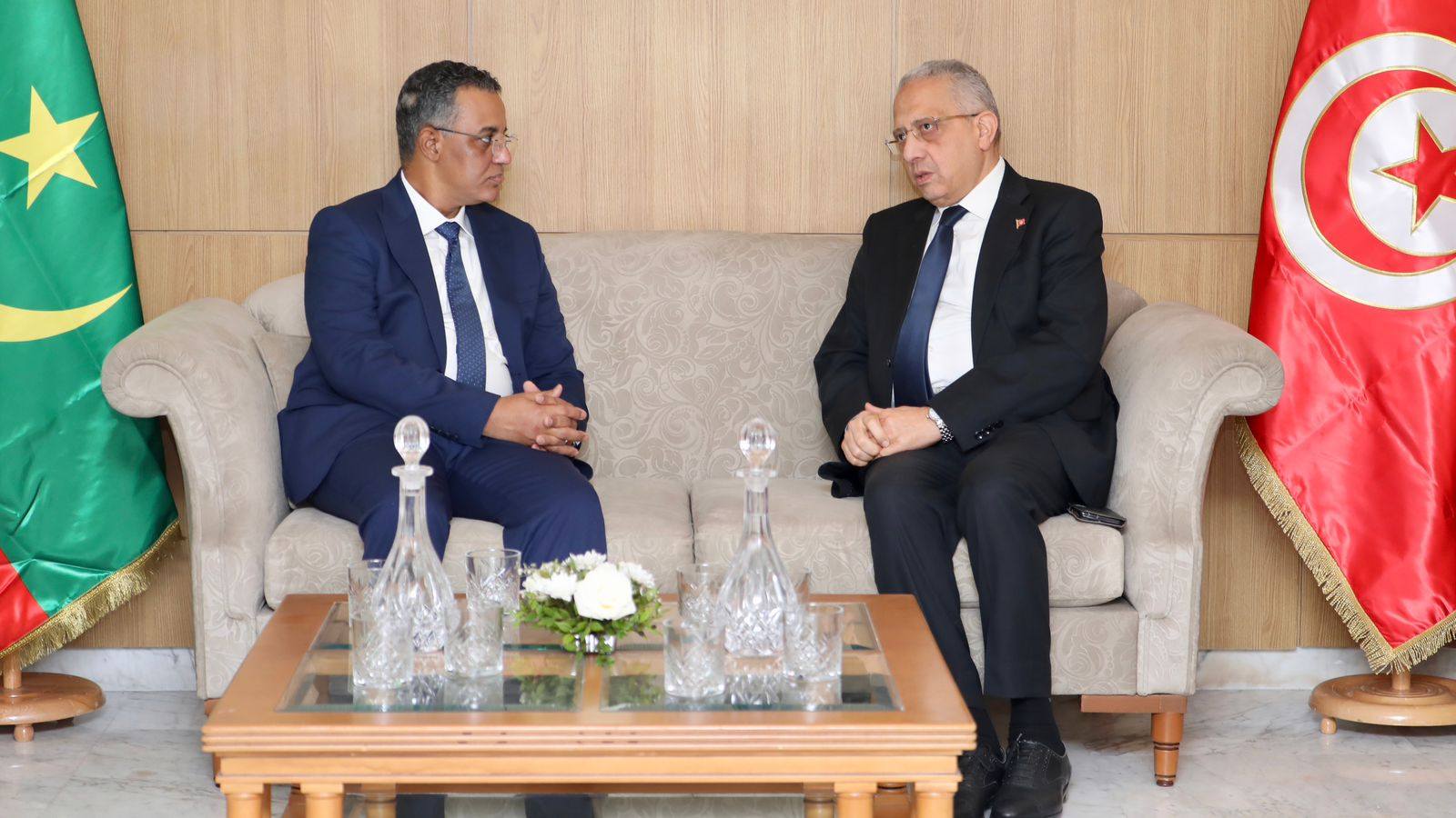 وزير الصحّة يلتقي نظيره الموريتاني على هامش المنتدى الصيني - الإفريقي