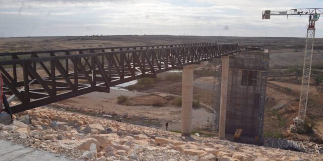 تقدم إنجاز مشروع سد خزان القلعة الكبرى