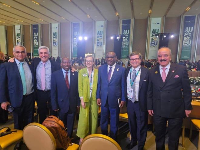 وزير الخارجية يجري عددا من اللقاءات في افتتاح أشغال القمة الافريقية الأوروبية السابعة بلوندا