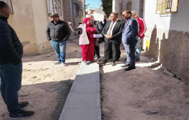 قابس : انطلاق مشروع تعبيد وترصيف عدد من الأنهج بكلفة تقارب 1.7 مليون دينار