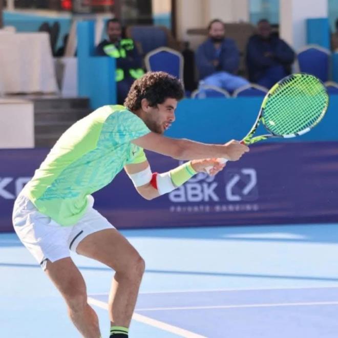 بطولة المنامة (2) للتنس للتحدي : عزيز واقع يخرج من الدور السادس عشر على يد الالماني ماكسيليان هومبيرغ