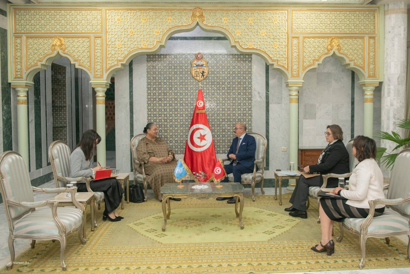 التشاور حول مستجدات المسار السياسي الليبي محور لقاء النّفطي مع رئيسة بعثة الأمم المتحدة للدّعم في ليبيا