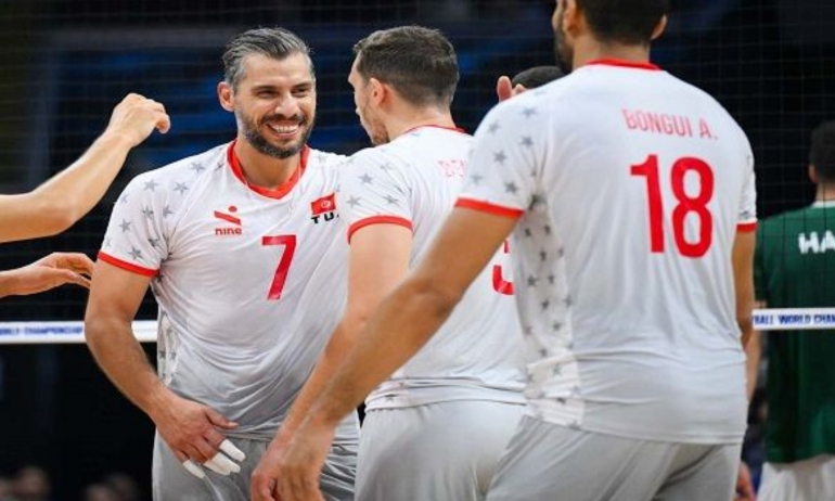 كأس التحدي العربي للكرة الطائرة : المنتخب التونسي يفوز على نظيره المصري 3 - 0