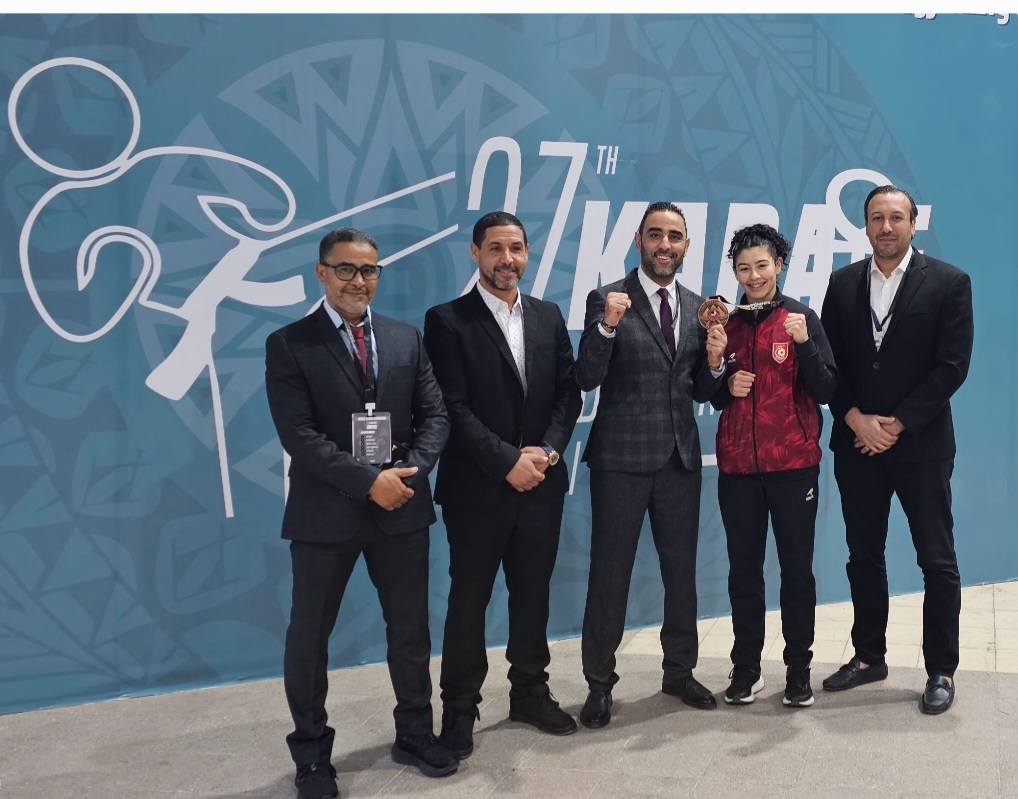  بطولة العالم للكاراتي: وفاء محجوب تحرز الميدالية البرونزية في اختصاص الكوميتي وزن 61 كغ