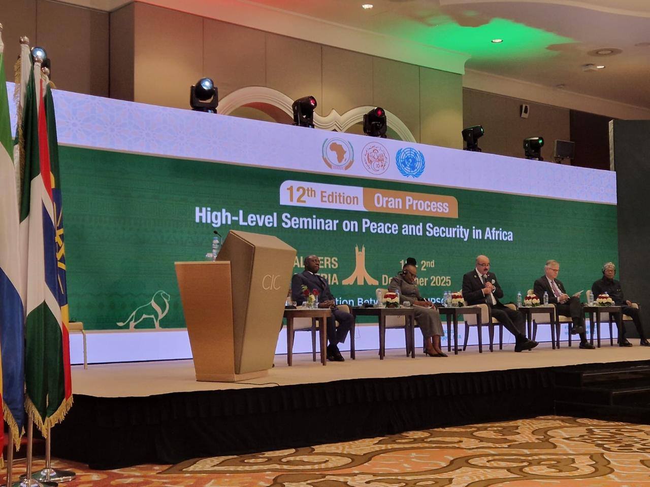 النفطي يؤكد في الجزائر، ضرورة بناء أمن إفريقي قائم على التعاون والتضامن والسيادة المشتركة