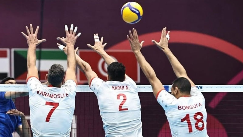 كأس التحدي العربي للكرة الطائرة: الفوز الرابع على التوالي للمنتخب التونسي