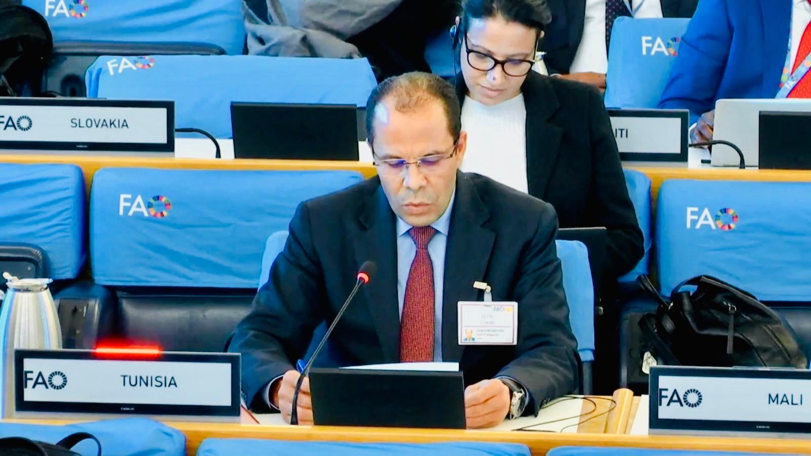 الدورة 179 للـ"فاو": تونس تدعو إلى العمل على مُجابهة الأزمة الإنسانية الحادة في غزّة