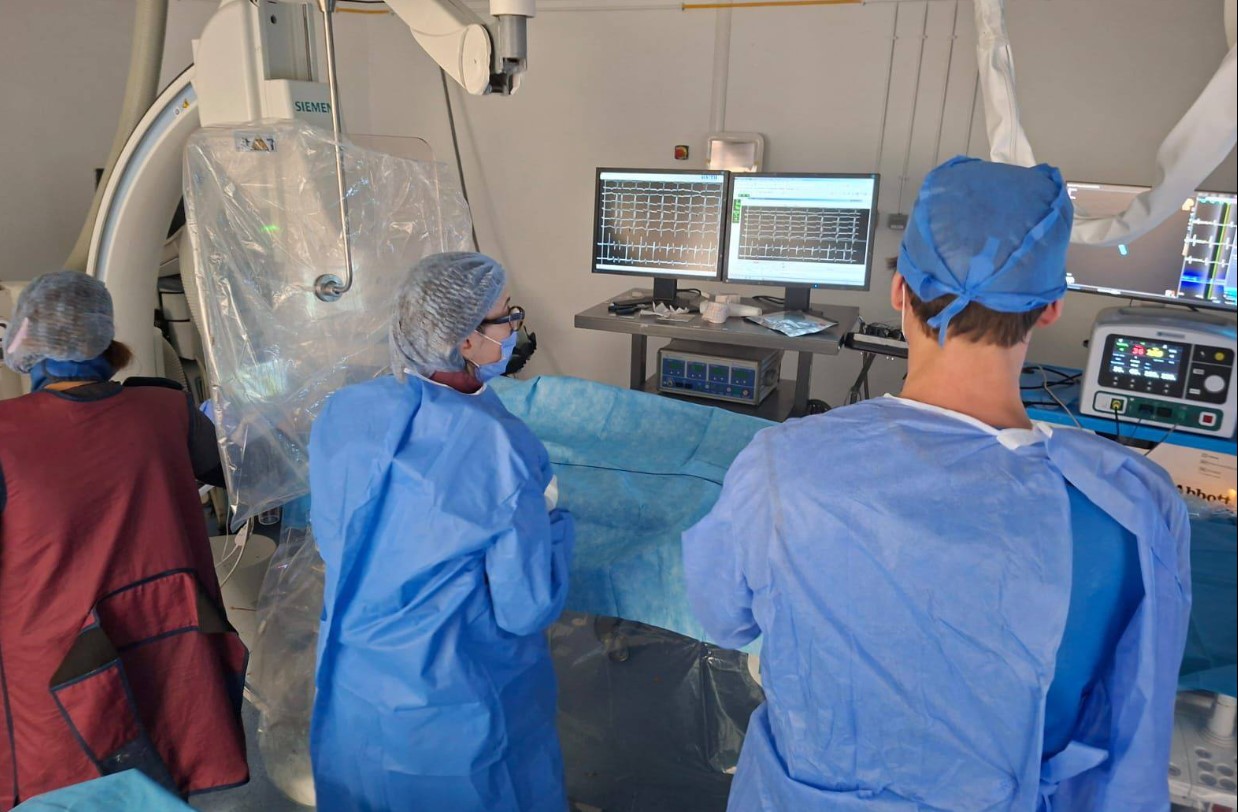 في مستشفى الرابطة: استئصال اضطراب نظم قلبي لرضيع بتقنية ثلاثية الابعاد