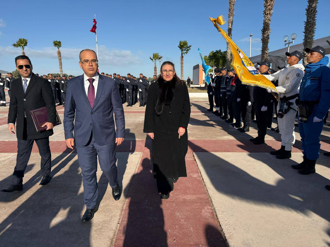 في إطار الاحتفال بالذكرى  69 لتونسة الديوانة ، تنظيم حفل تعليق شارات الرتب والأوسمة لفائدة ثلة من ضباط و أعوان الديوانة