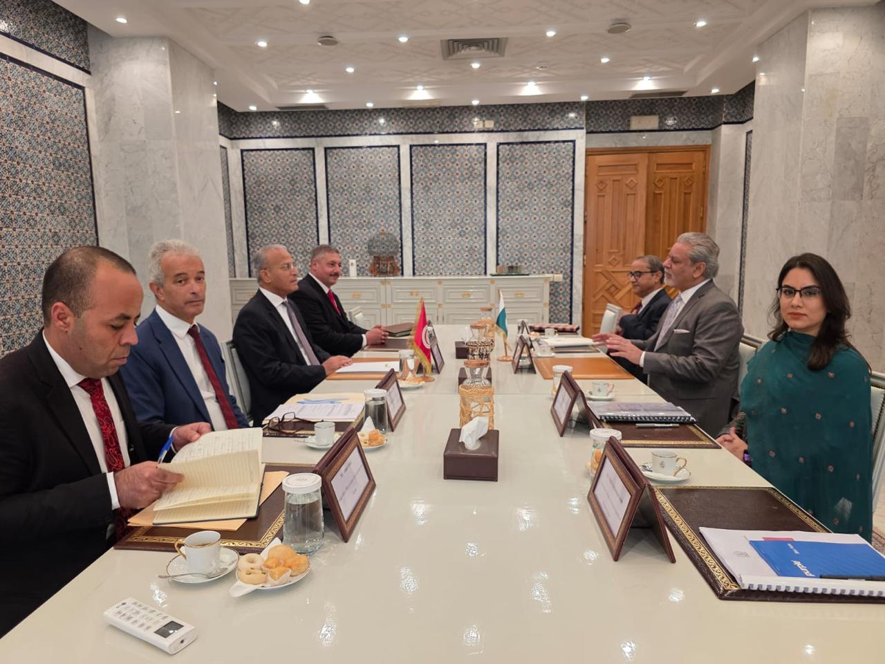 كاتب الدولة للخارجية يلتقي وفدا عن الخارجية الباكستانية بمناسبة انعقاد الدّورة الرّابعة للمشاورات السياسية الثنائية
