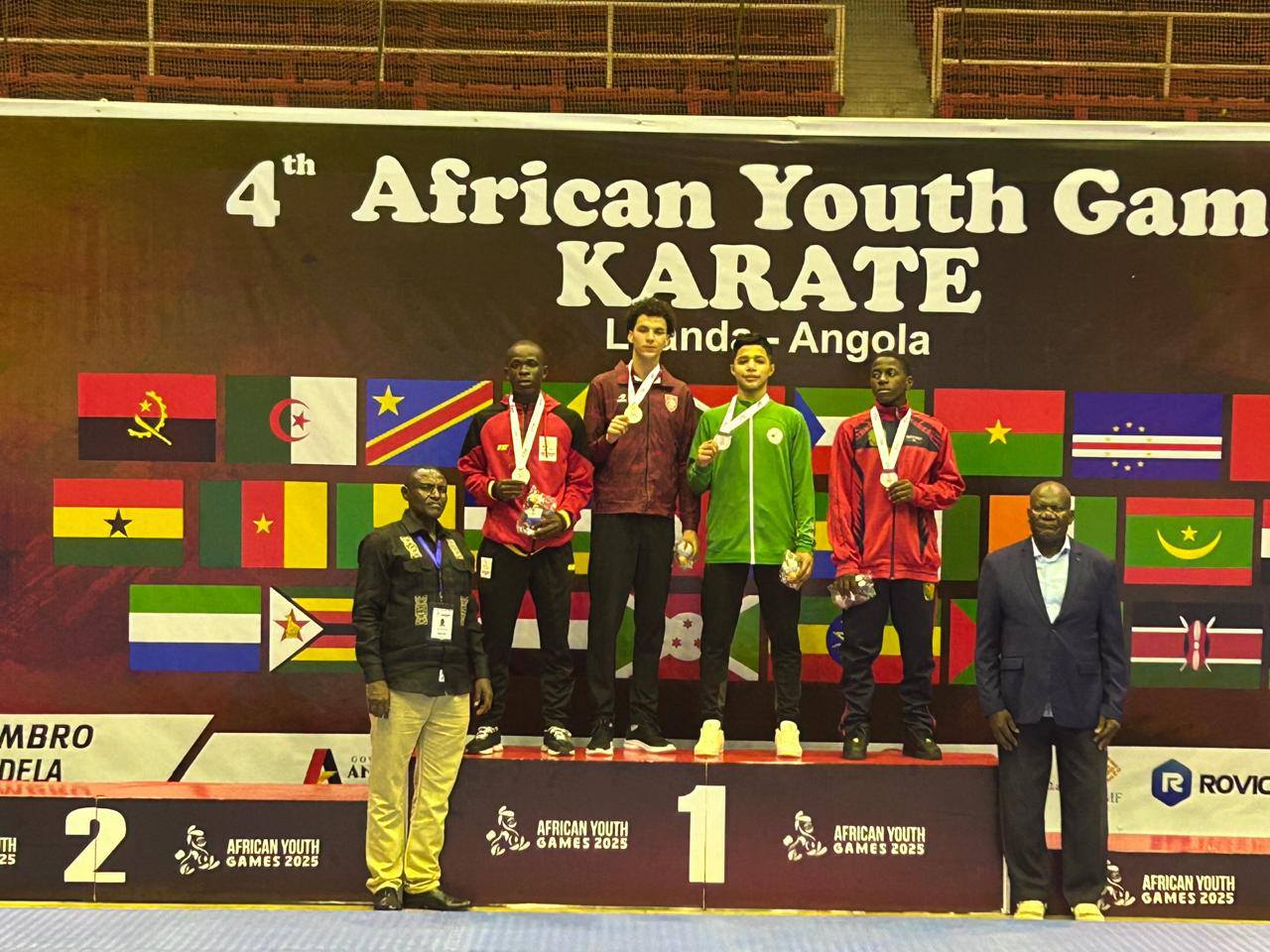 الألعاب الافريقية للشباب: فاكر بوثوري يتوّج بذهبية الكاراتي كوميتي وزن أقل من 66 كلغ