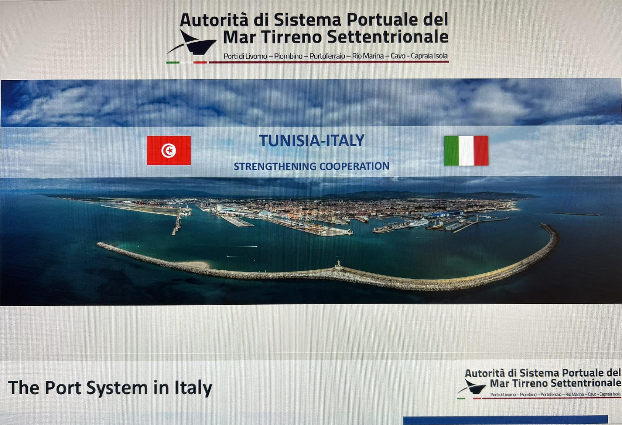 تونس - إيطاليا: مقترح للنّظر في إقامة خطّ مباشر من ميناء ليفورنو إلى ميناء حلق الوادي