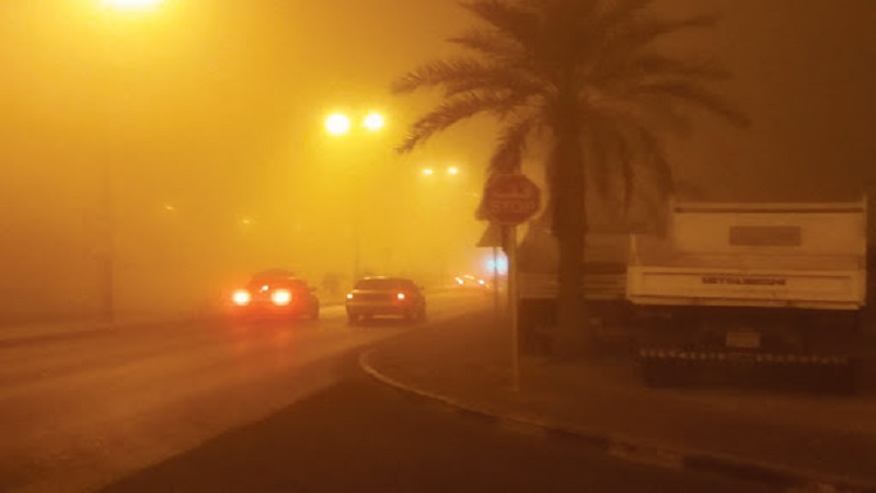  ضباب محليا كثيف آخر الليلة