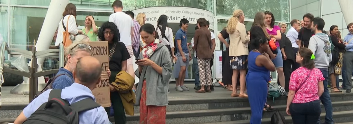 بريطانيا:الأطباء في إضراب 5ايام بسبب الأجور