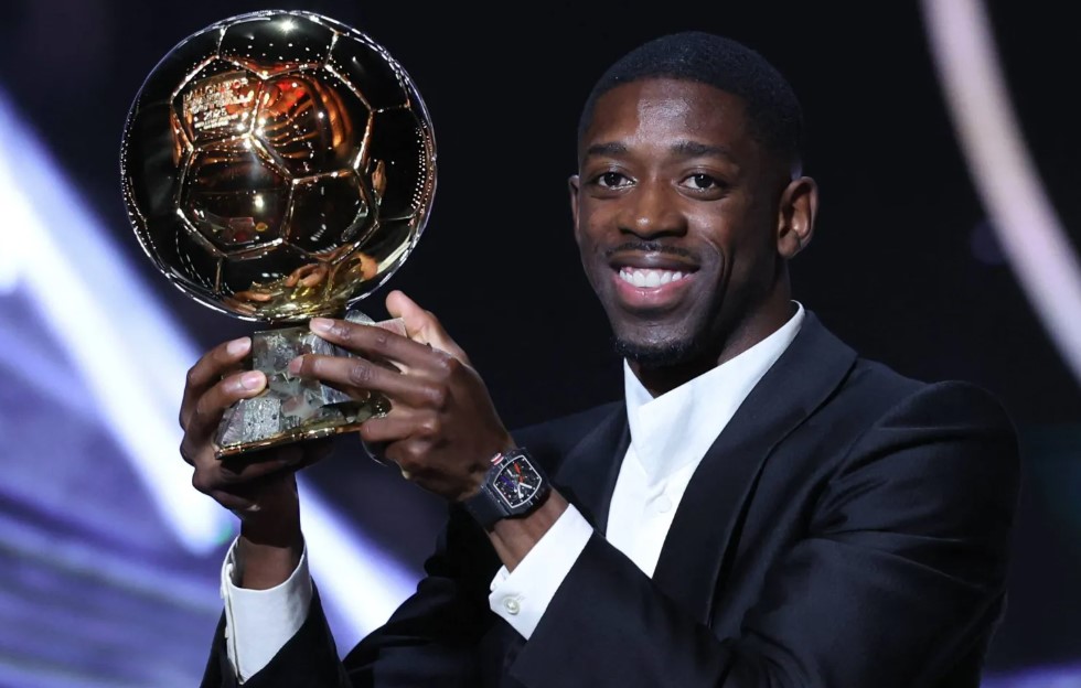 عثمان ديمبلي أفضل لاعب في العالم لسنة 2025