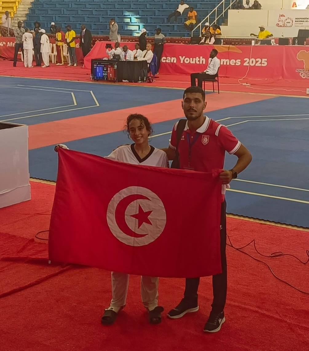 الألعاب الإفريقية للشباب لواندا 2025: ياسمين الهواني تُتوَّج بذهبية التايكواندو