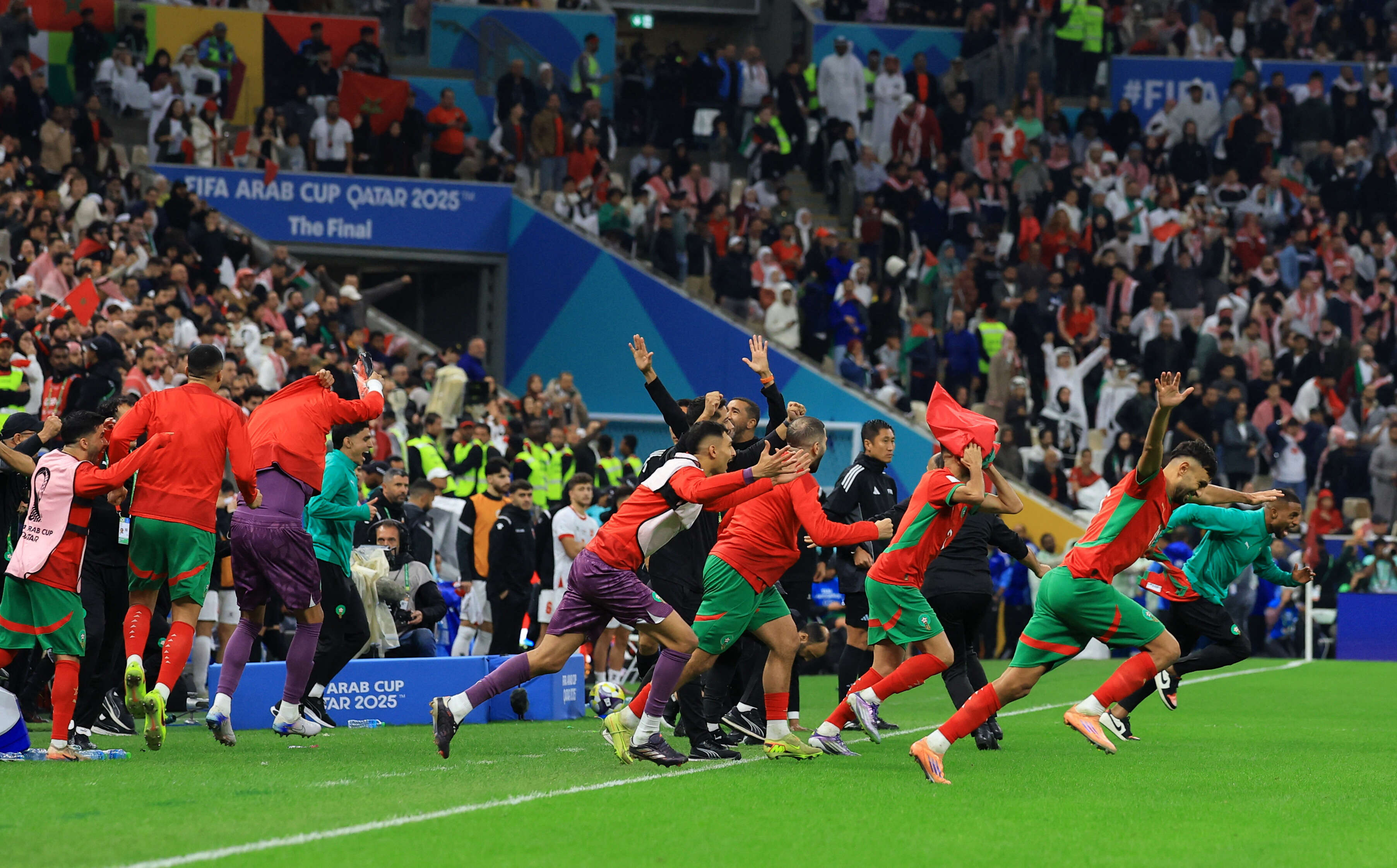 ثنائية حمد الله تقود المغرب للفوز 3-2 على الأردن وإحراز لقب كأس العرب 2025