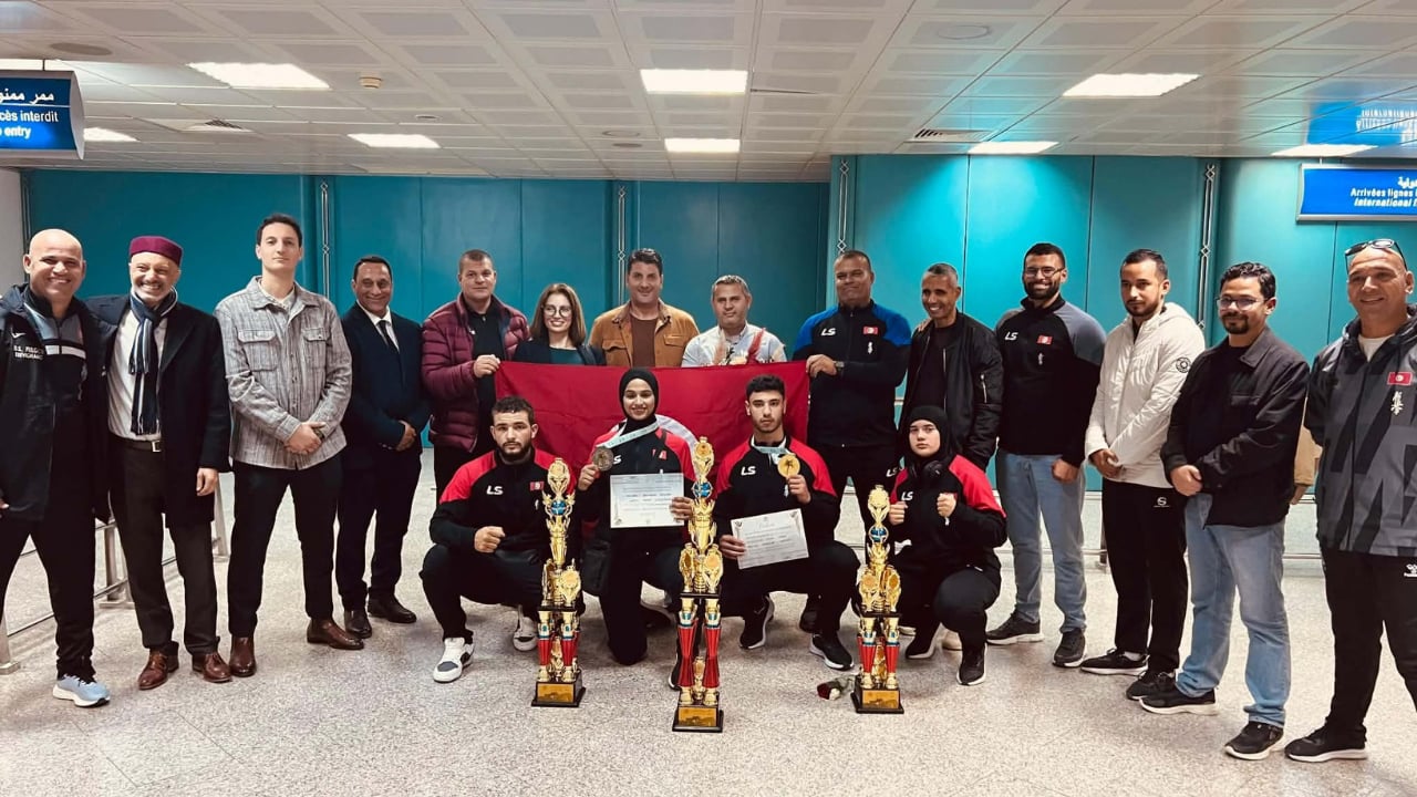 تونس تتألق في البطولة العالمية لرياضة الكيوكوشنكاي بالسعودية 