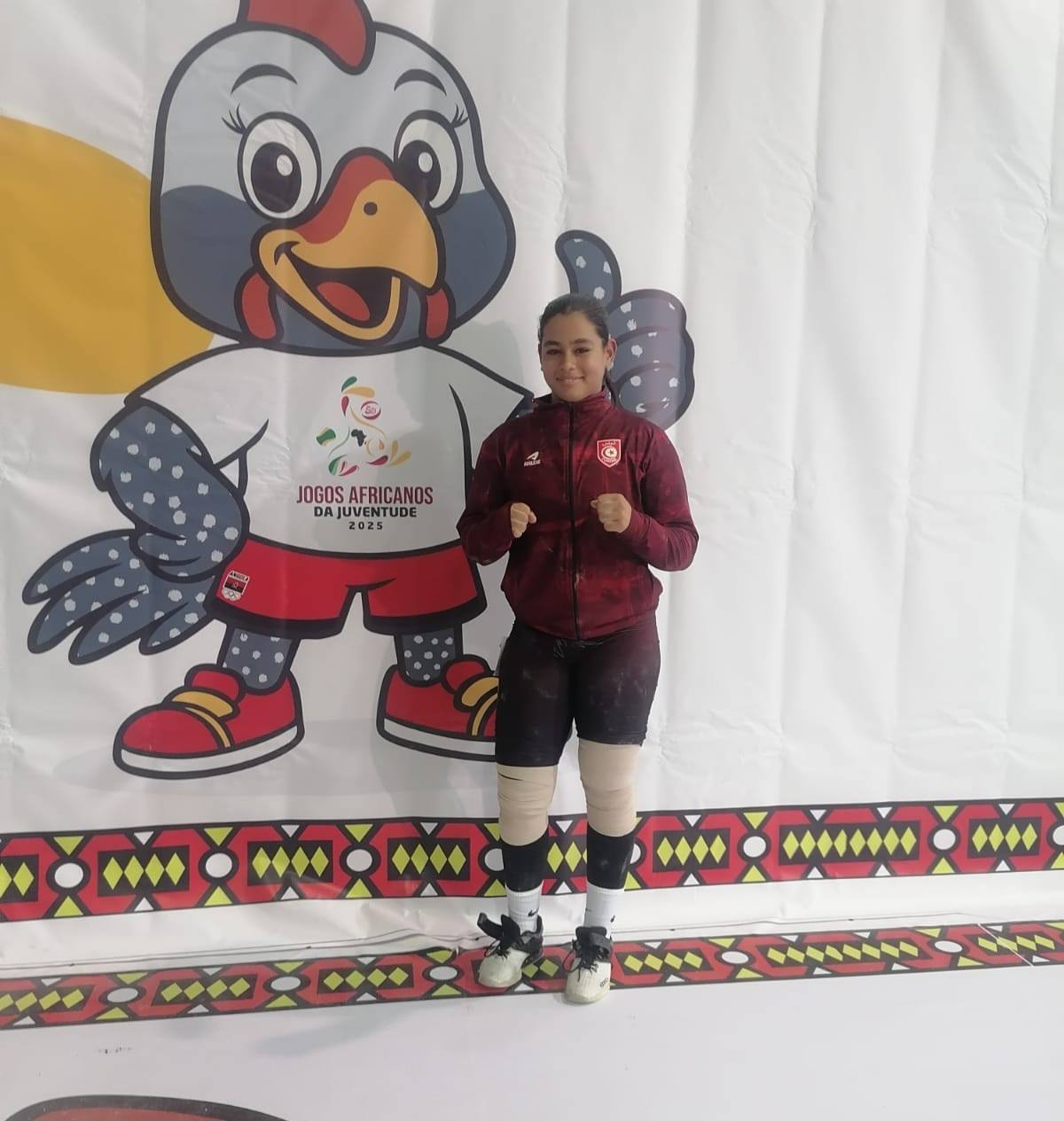 غفران غريسة تفوز بـ3 ذهبيات تاريخية في منافسات لواندا