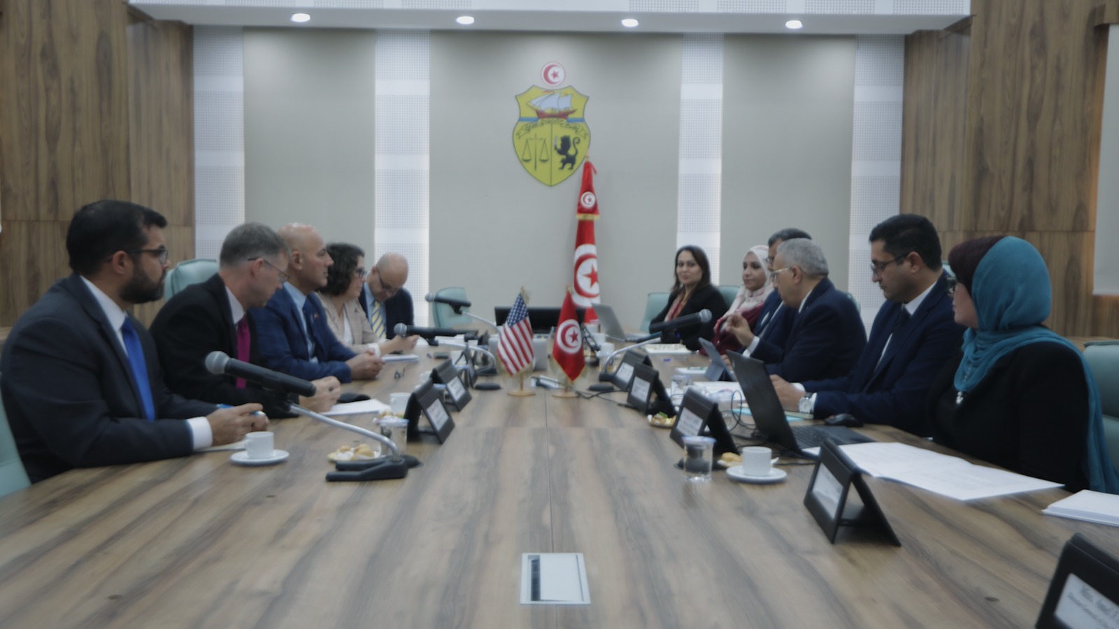  تعزيز الشراكة الصحّية التونسية-الأمريكية محور لقاء وزير الصحّة بسفير الولايات المتحدّة الأمريكيّة 