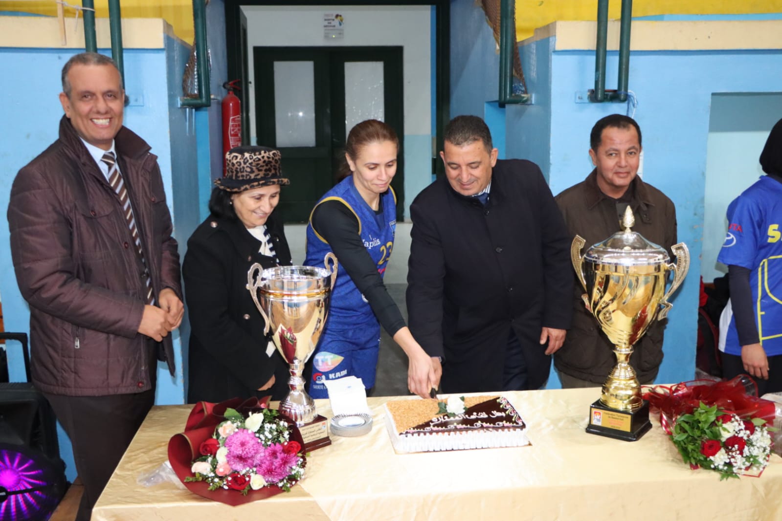 حفل تكريم الجمعية الرياضية النسائية بجمّال المتوجة بلقب الكأس الممتازة كبريات لكرة السلة 2025.