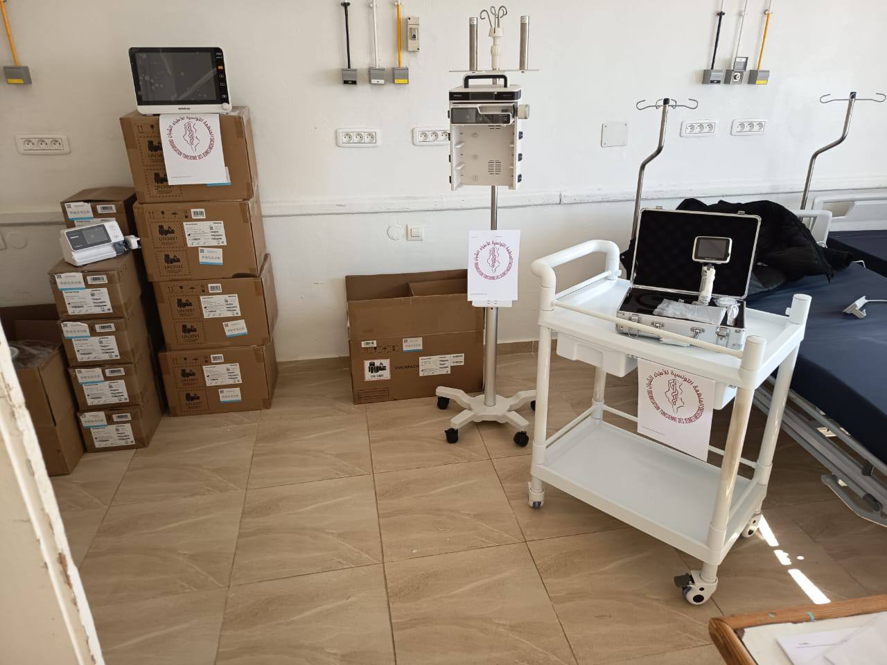 منظمة الأطباء الشبان تقتني تجهيزات طبية بفضل التبرعات لبعث وحدة إنعاش للأطفال بسيدي بوزيد