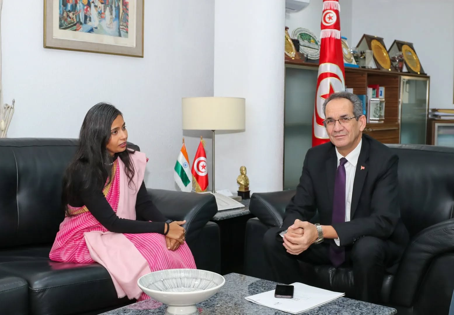 تعزيز التعاون والشراكة الأكادمية والعلمية بين الجمهورية التونسية و جمهورية الهند في مجالي التعليم العالي والبحث العلمي 
