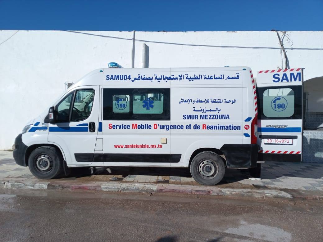  المزّونة: وحدة إنعاش طبي متنقّل تدخل حيّز الخدمة