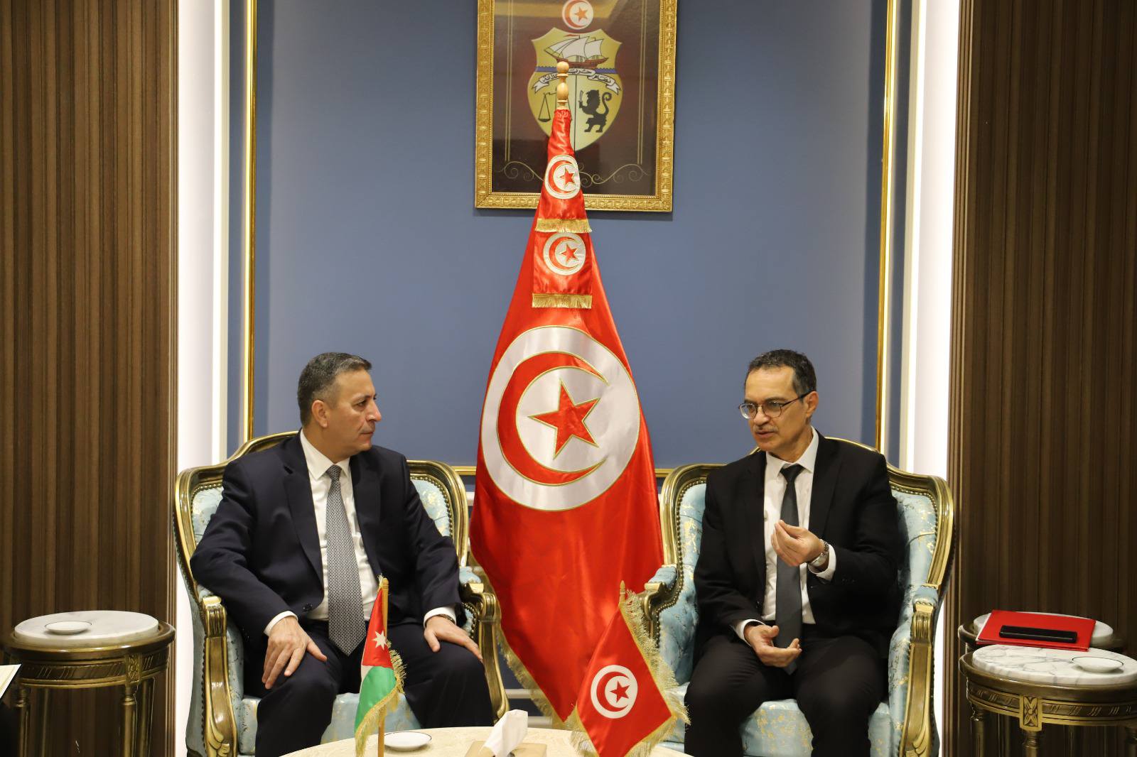 تونس والأردن يؤكدان الحرص على مزيد تطوير التعاون الثنائي بما يخدم الأمن الغذائي