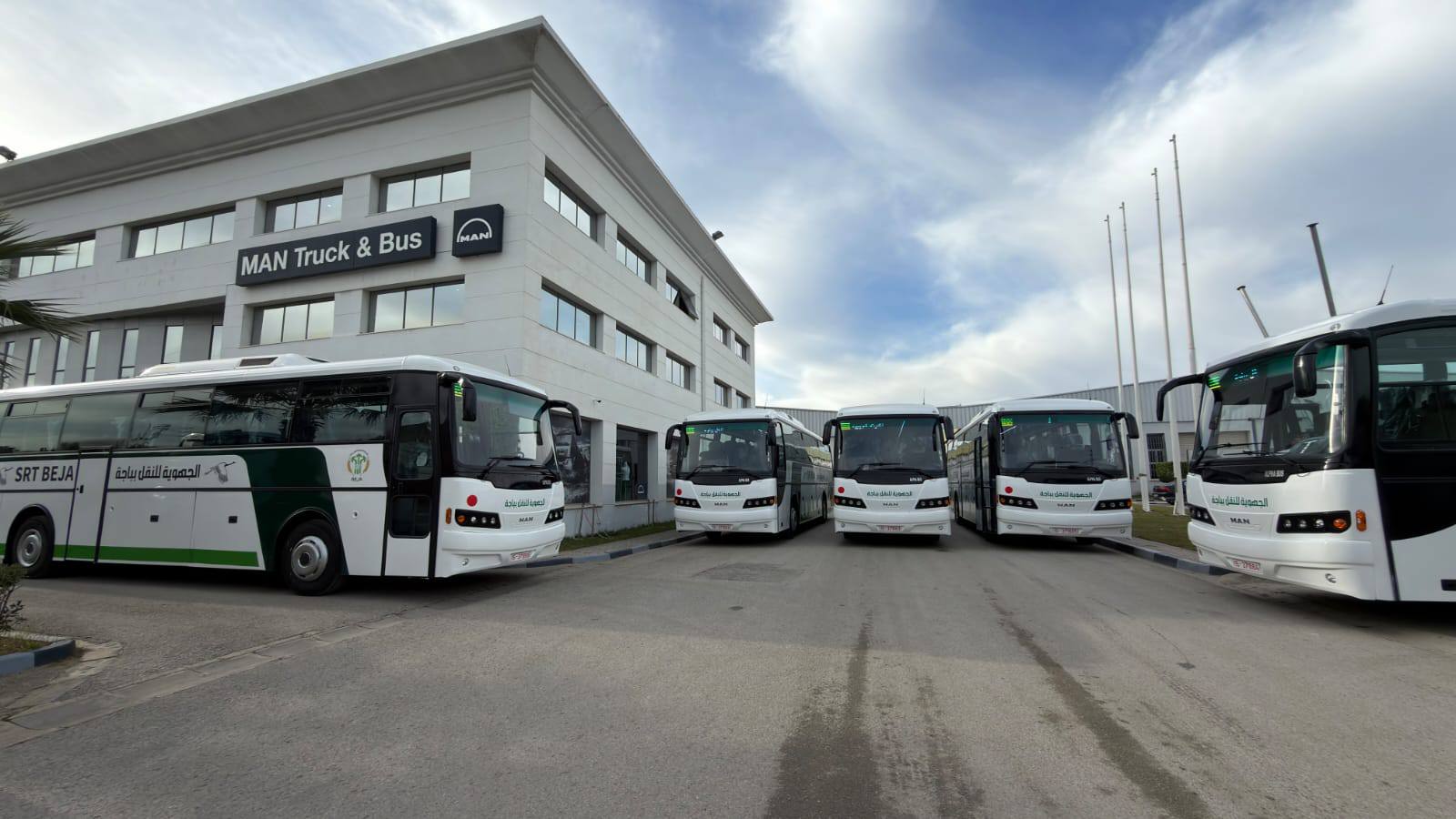 الشركة الجهوية للنّقل بباجة تعزز أسطولها بـ5 حافلات جديدة