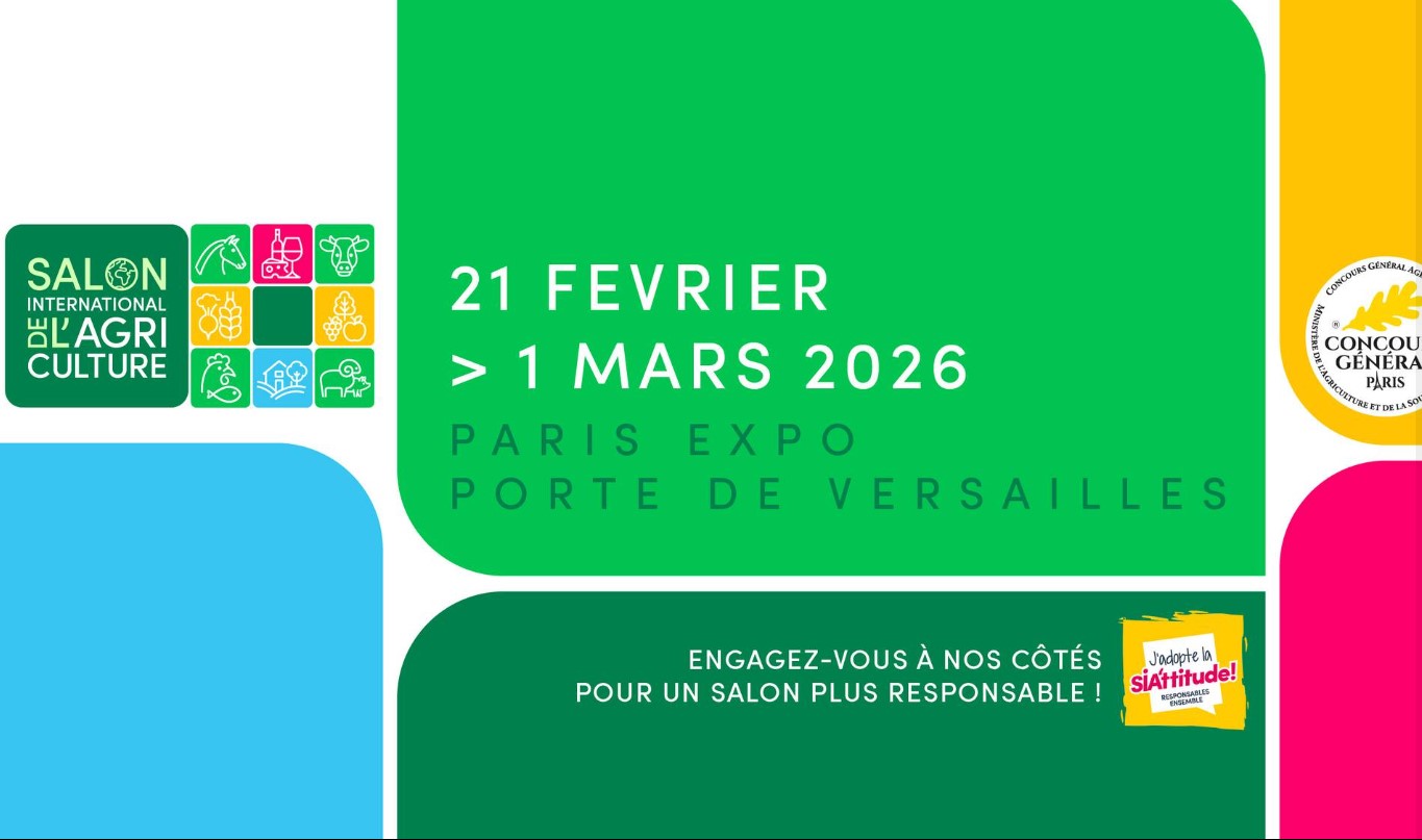 من 21 فيفري إلى 1 مارس 2026 : تونس تُشارك في الصالون الدولي للفلاحة بباريس