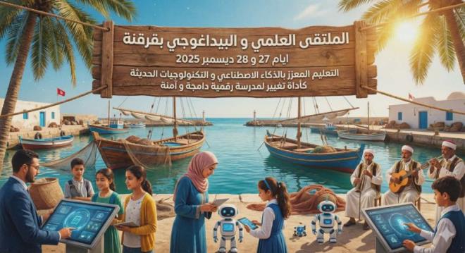 اختتام الملتقى العلمي حول التعليم المعزز بالذكاء الاصطناعي بقرقنة