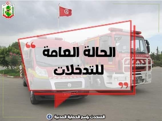 الحماية المدنية: القيام ب 320 تدخلا خلال ال24 ساعة الماضية.