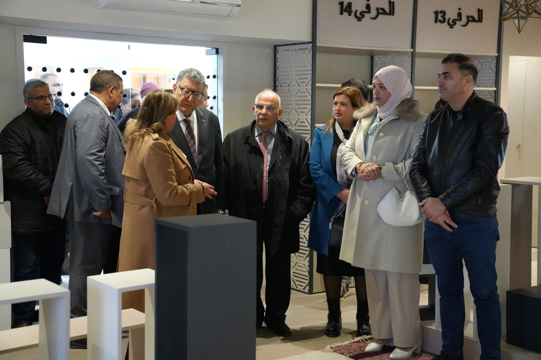 رئيس مجلس نواب الشعب يزور معرض الصناعات التقليدية بالدندان