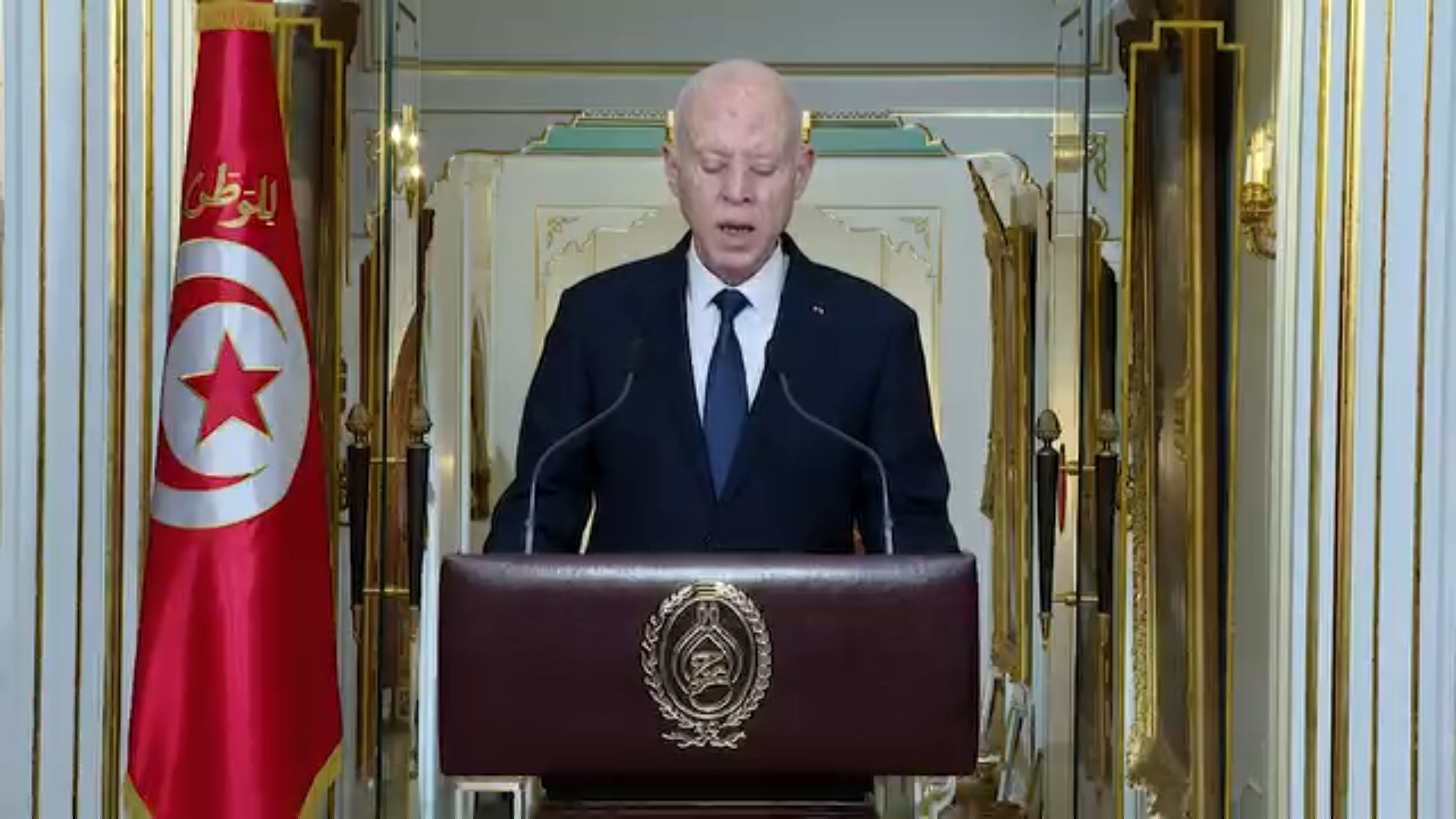 كلمة رئيس الجمهورية قيس سعيّد إلى الشّعب التونسي بمناسبة حلول السّنة الجديدة 2026