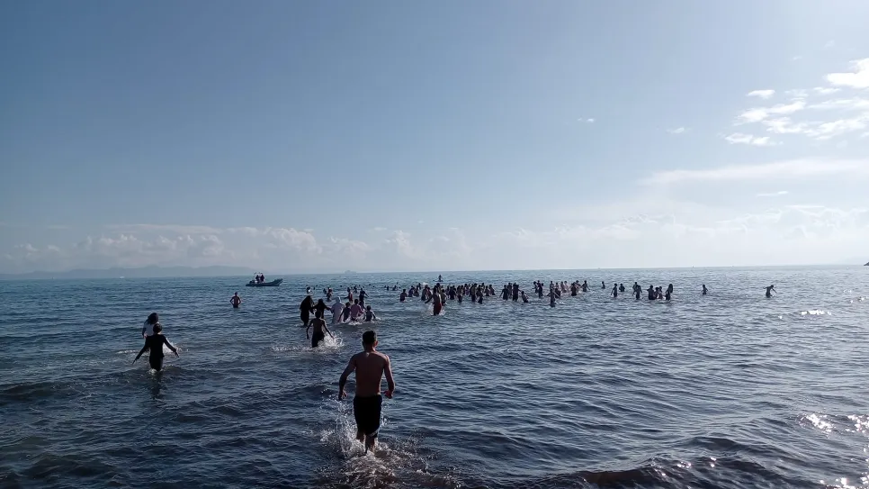 نابل: "غطسة راس السنة " بشاطئ الروتوندا تستقطب نحو 5 الاف مشارك من مختلف الاعمار من عديد جهات الجمهورية