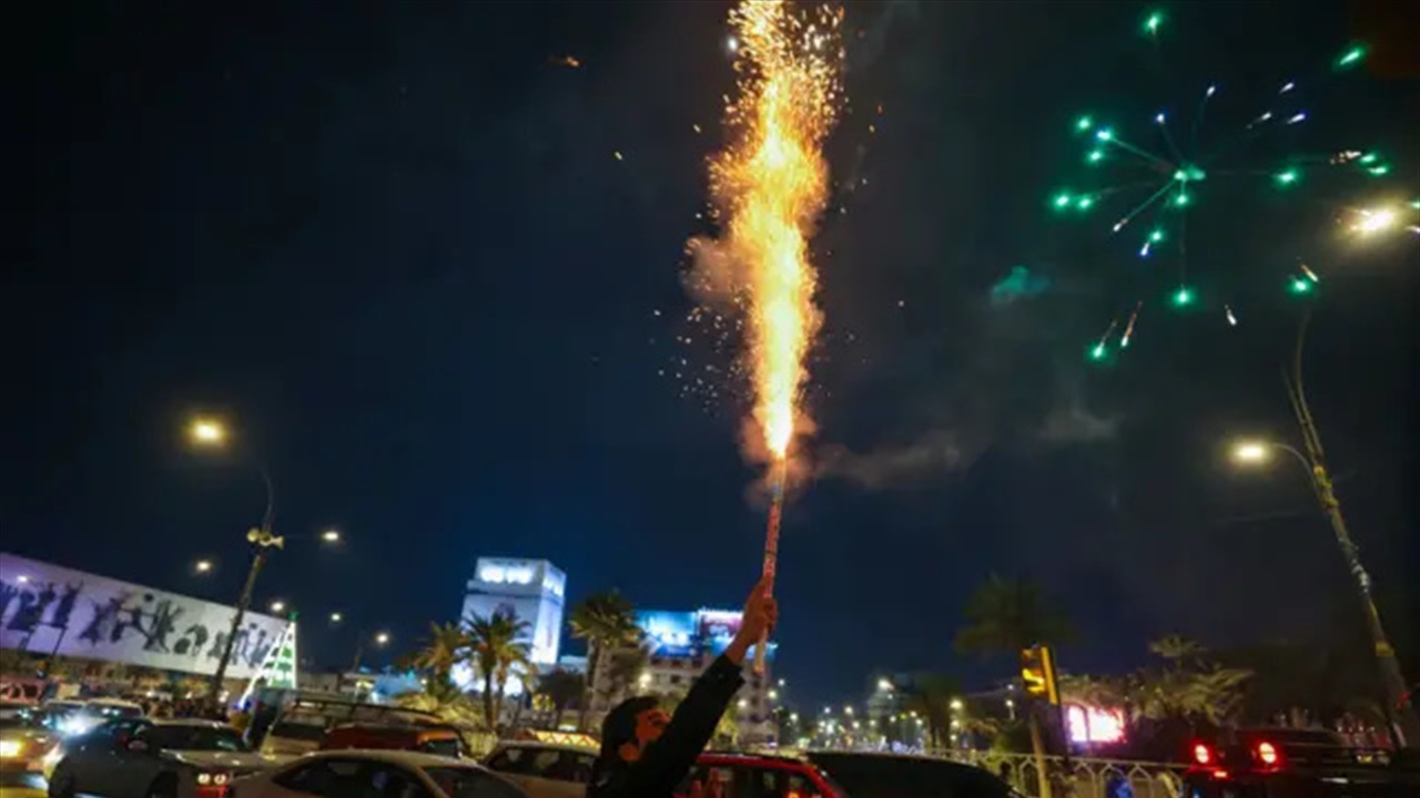 أكثر من نصفها نتيجة الألعاب النارية ،إصابة نحو 570 شخصا خلال احتفالات ليلة رأس السنة بغداد