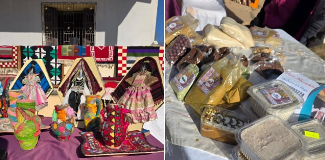  قفصة: فعاليات معرض "بنات السند" تتواصل لليوم الثاني لتثمين منتوجات المراة الحرفية واتاحة الفرصة لمزيد التعريف بالمجامع النسائية بالجهة