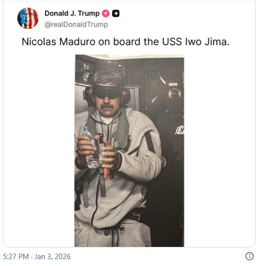 Venezuela : Nicolás Maduro capturé et transféré aux États-Unis, Washington revendique un tournant majeur