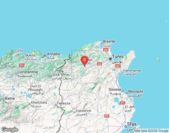 باجة-تيبار :رجة ارضية بلغت قوتها 4.3 درجة