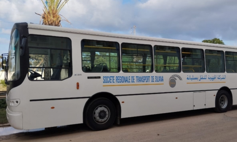 الشركة الجهوية للنقل بسليانة تعزز أسطولها باربع حافلات جديدة