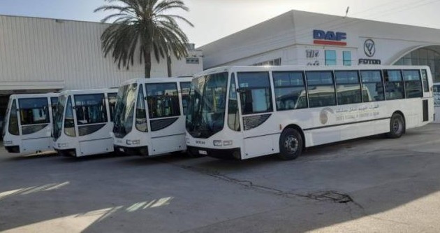 الشركة الجهوية للنقل بسليانة تعززأسطولها بحافلات جديدة 