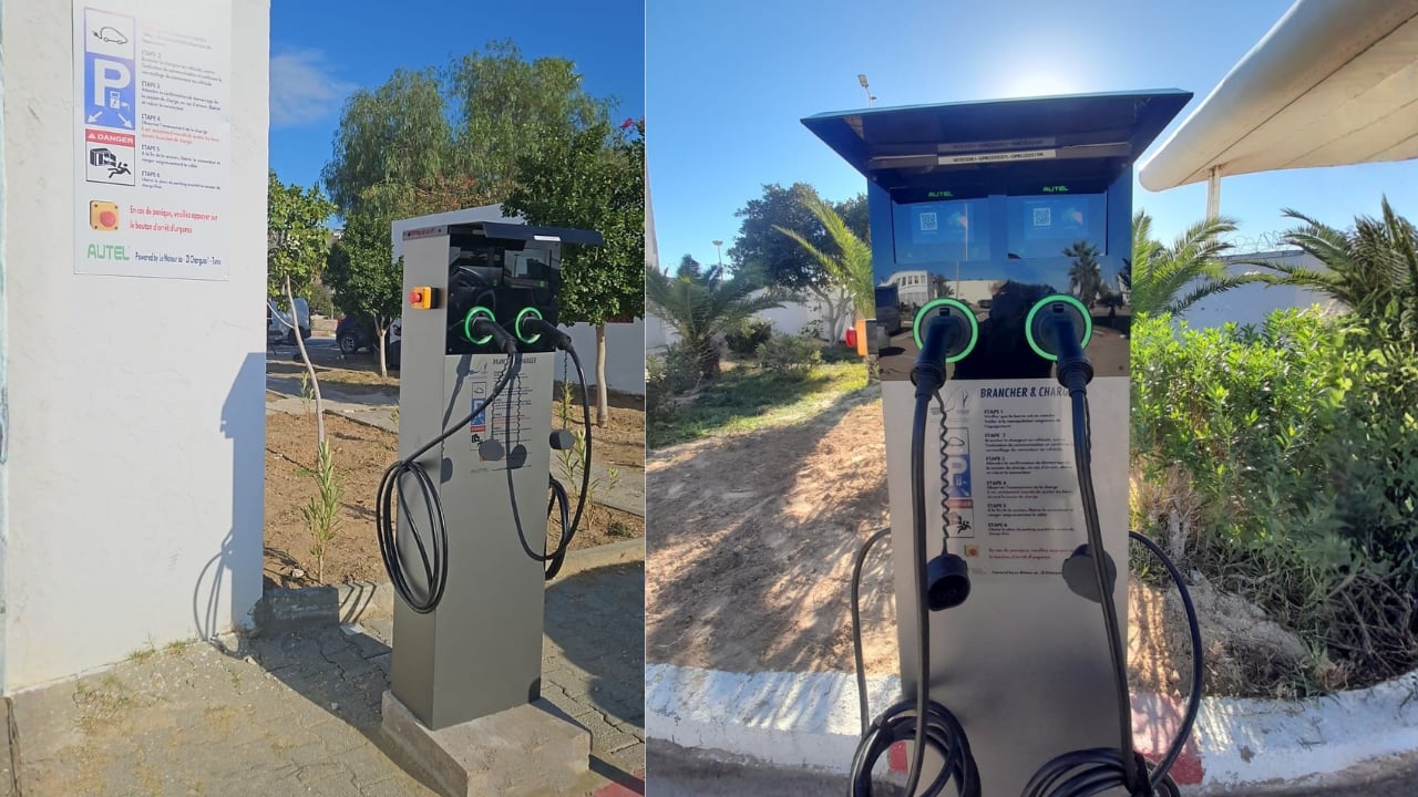 وحدتان لشحن السيارات الكهربائية بميناء حلق الوادي وميناء وجرجيس