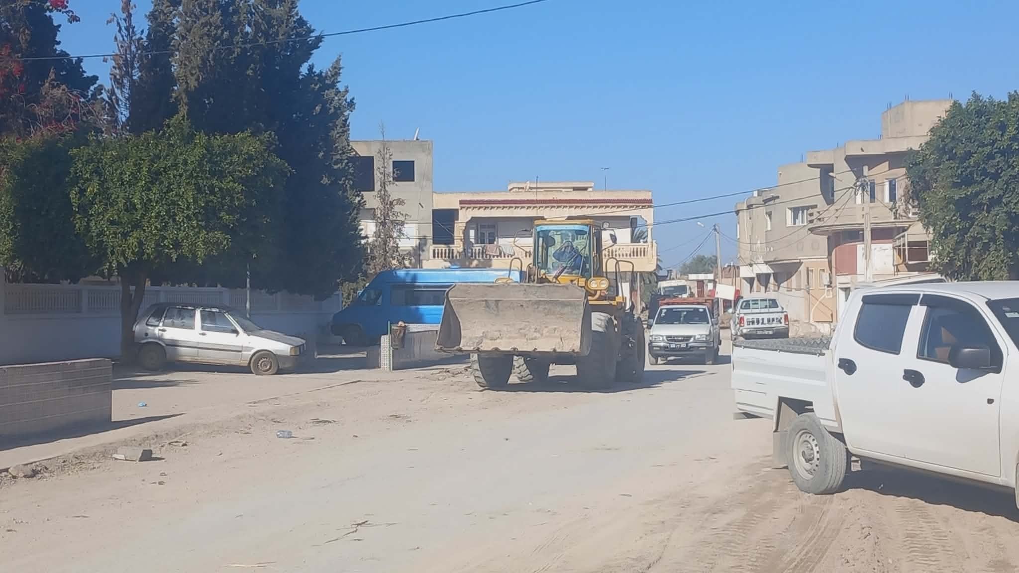 زاوية قنطش:تواصل أشغال مشروع حماية المدينة من الفيضانات