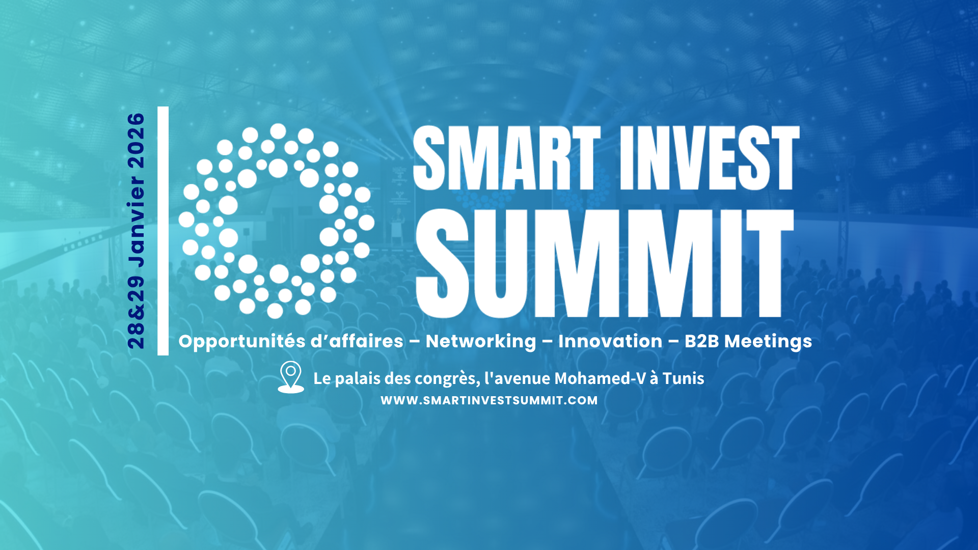 تونس تنظم قمّة الاستثمار الذكي يومي 28 و29 جانفي 