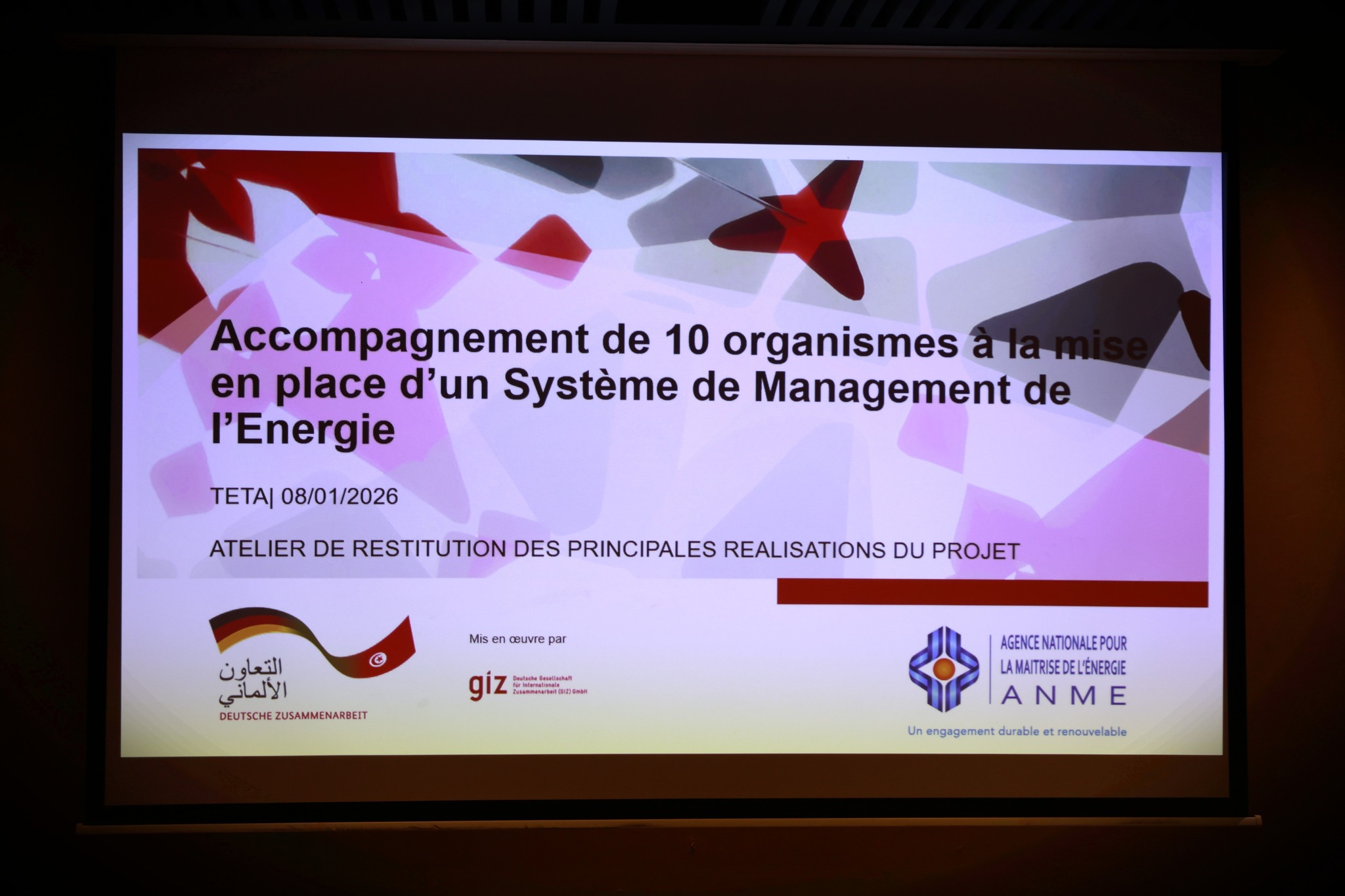 اختتام برنامج مرافقة المؤسسات في التصرف في الطاقة وفق مواصفة "ايزو 50001