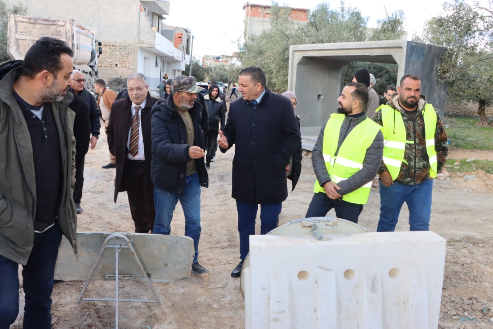 تقدم أشغال مشروع حماية مدينتي بنّان وقصيبة المديوني من الفيضانات بنسبة  89%