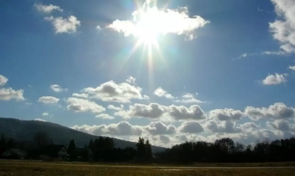 سحب عابرة على كامل البلاد