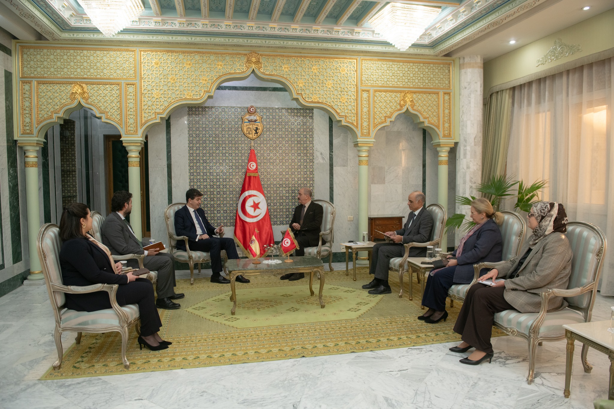 وزير الشّؤون الخارجية يتسلم أوراق اعتماد السفير الجديد لمملكة اسبانيا بتونس